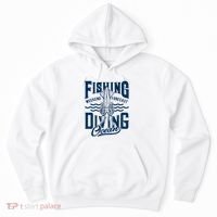The Weekend Forecast Is Ocean Fishing And Diving Hoodie thumb 0