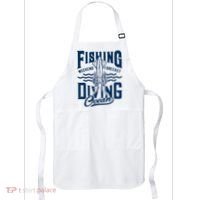 The Weekend Forecast Is Ocean Fishing And Diving Apron thumb 0