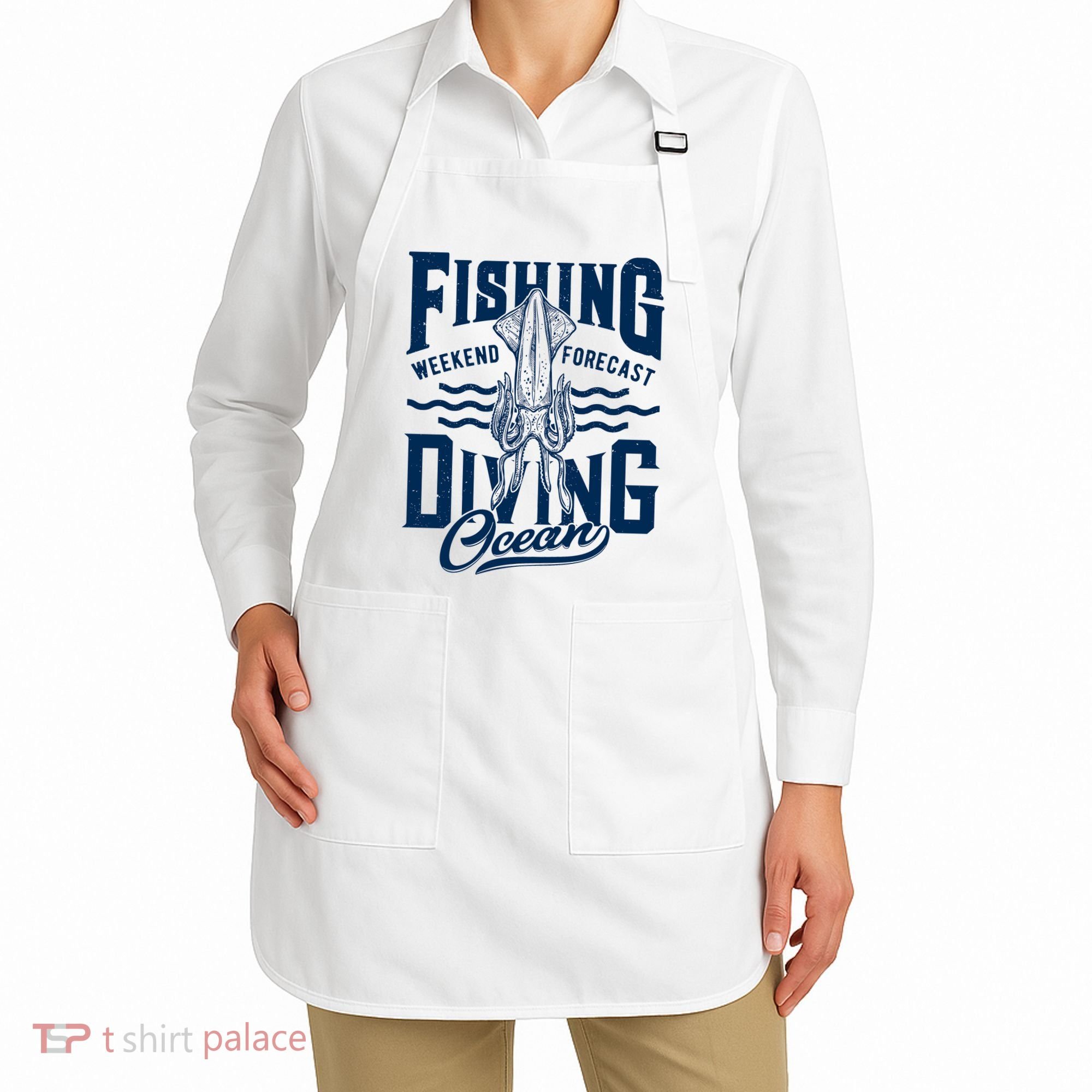 The Weekend Forecast Is Ocean Fishing And Diving Apron
