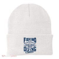 The Weekend Forecast Is Ocean Fishing And Diving Beanie thumb 0