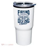 The Weekend Forecast Is Ocean Fishing And Diving Tumbler thumb 0