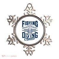 The Weekend Forecast Is Ocean Fishing And Diving Ornament thumb 0
