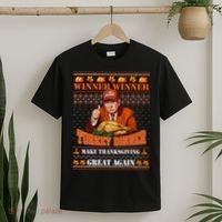 Trump Winner Funny Winner Turkey Dinner Thanksgiving Ugly T-Shirt thumb 2