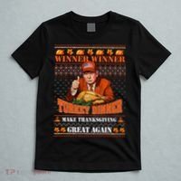 Trump Winner Funny Winner Turkey Dinner Thanksgiving Ugly T-Shirt thumb 5