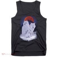 Three Wolves Family Portrait Painting Tank Top thumb 0