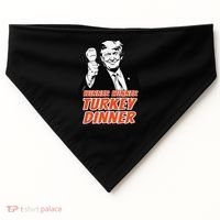 Trump Winner Funny Winner Turkey Dinner Thanksgiving USA-Made Doggie Bandana thumb 0