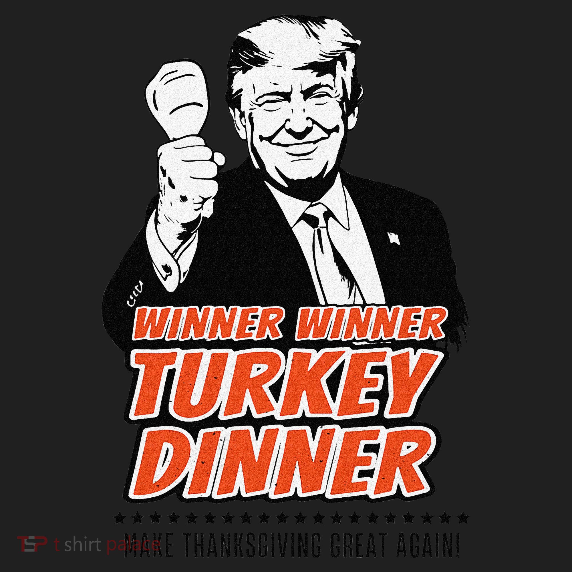 Trump Winner Funny Winner Turkey Dinner Thanksgiving Beanie