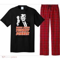 Trump Winner Funny Winner Turkey Dinner Thanksgiving Pajama Set thumb 0