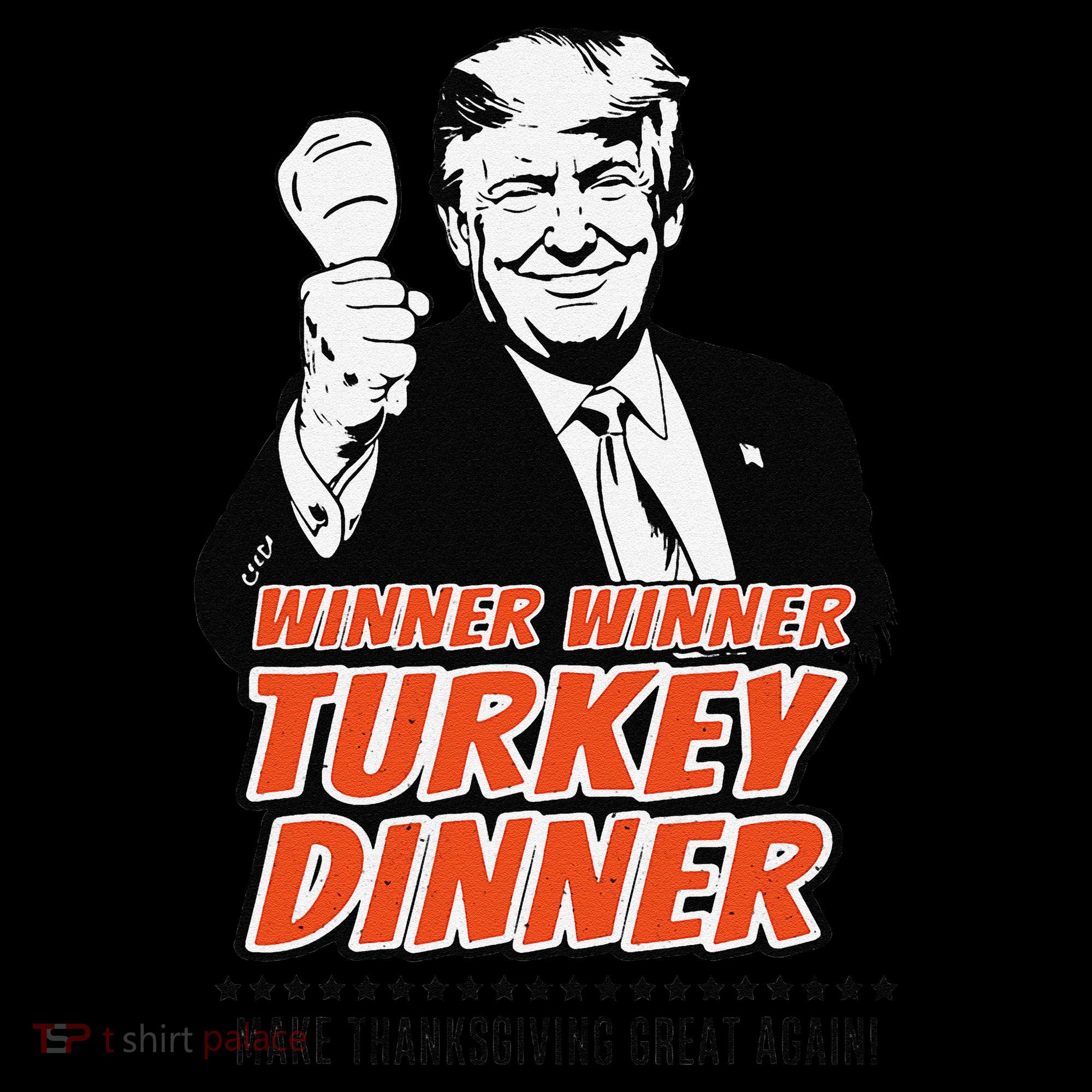 Trump Winner Funny Winner Turkey Dinner Thanksgiving Women's Hoodie