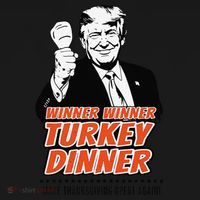 Trump Winner Funny Winner Turkey Dinner Thanksgiving Visor thumb 3