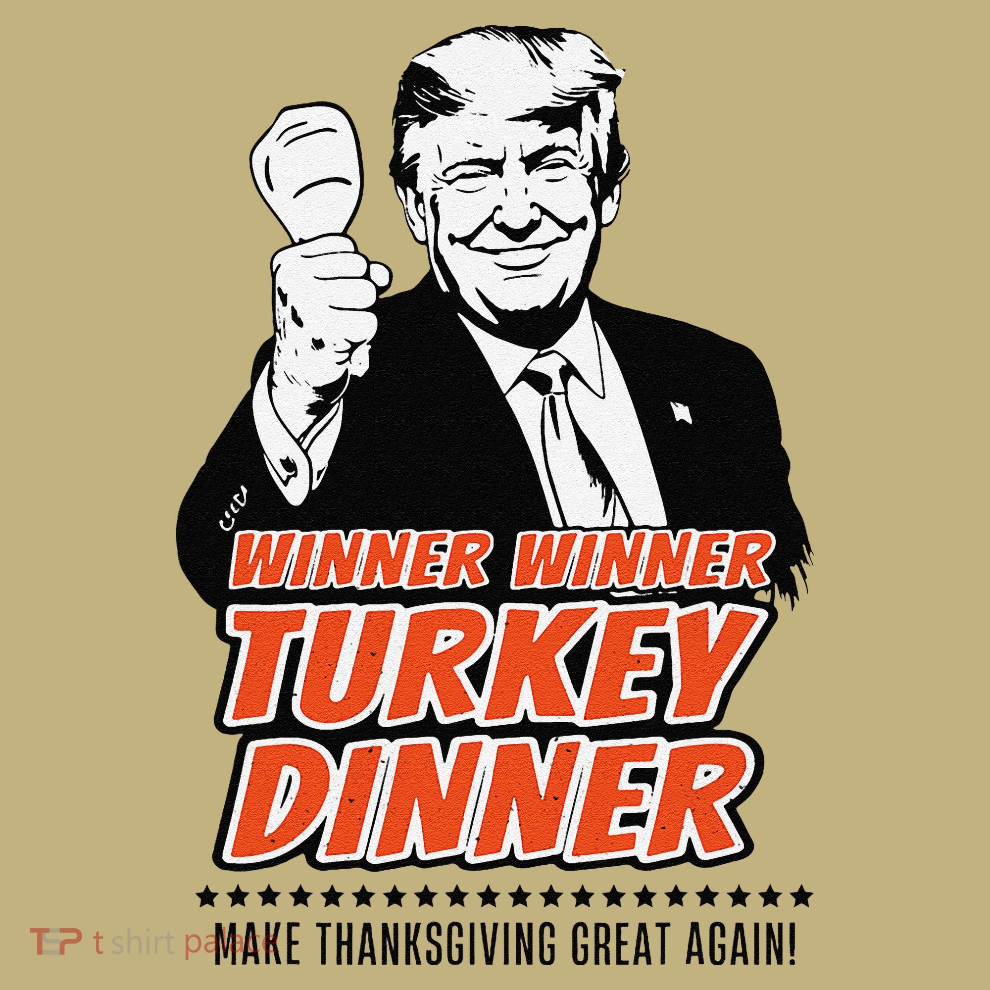 Trump Winner Funny Winner Turkey Dinner Thanksgiving Mousepad