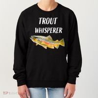 Trout Whisperer Fishing Rainbow Trout Women's Sweatshirt thumb 0