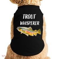 Trout Whisperer Fishing Rainbow Trout Doggie Tank thumb 0