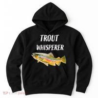 Trout Whisperer Fishing Rainbow Trout Hoodie thumb 0