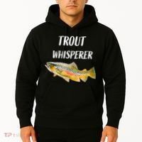 Trout Whisperer Fishing Rainbow Trout Hoodie thumb 2