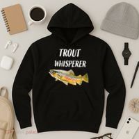 Trout Whisperer Fishing Rainbow Trout Hoodie thumb 3