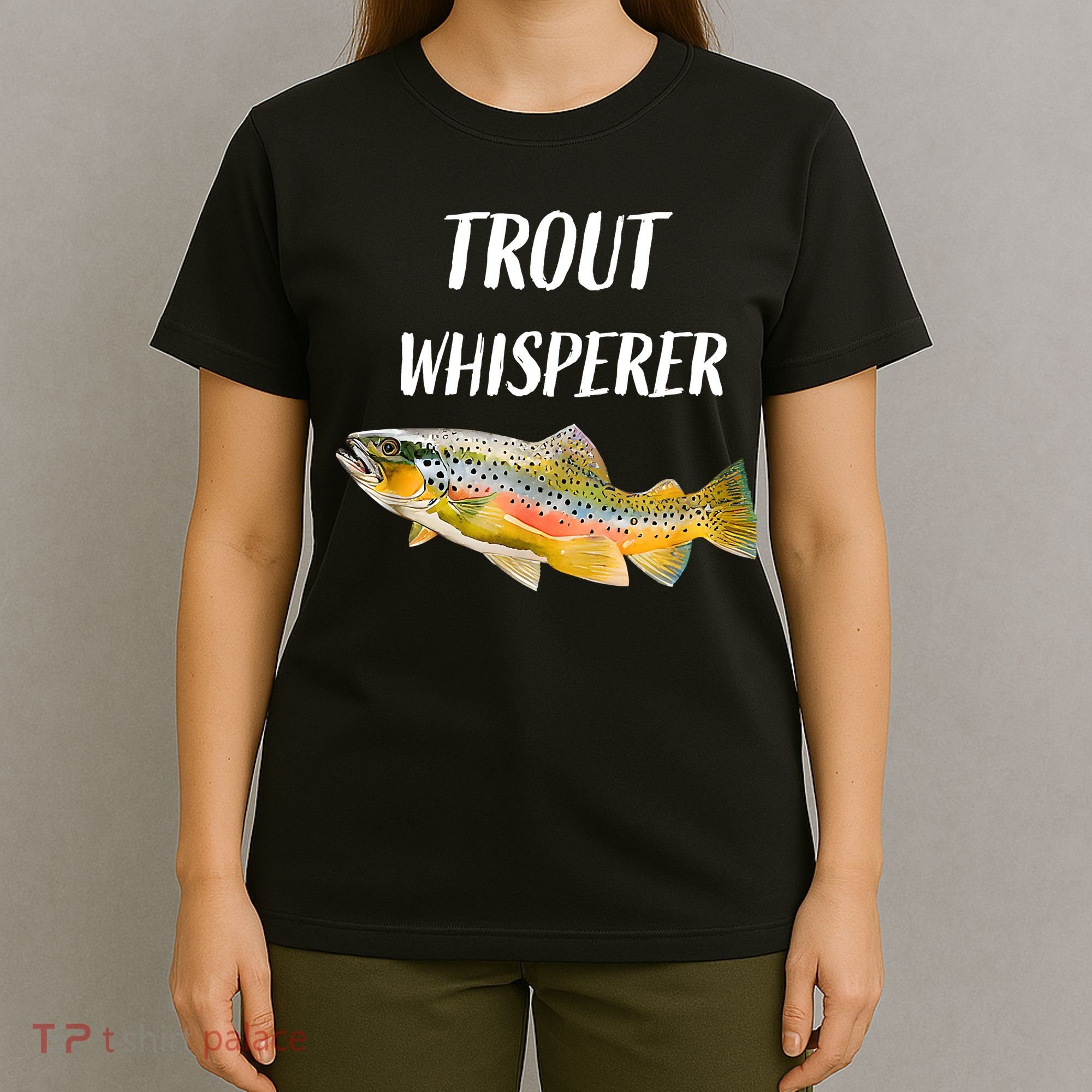 Trout Whisperer Fishing Rainbow Trout T-Shirt