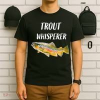 Trout Whisperer Fishing Rainbow Trout T-Shirt thumb 6