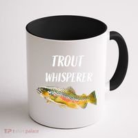 Trout Whisperer Fishing Rainbow Trout Coffee Mug thumb 1