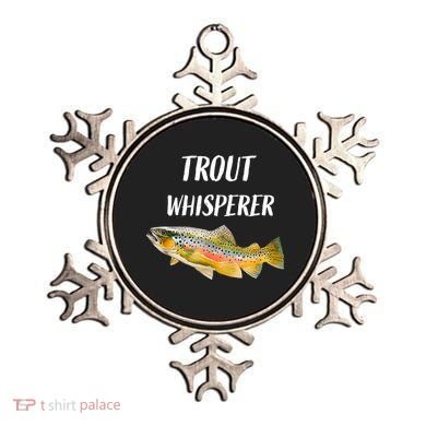 Trout Whisperer Fishing Rainbow Trout Ornament