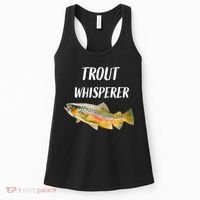 Trout Whisperer Fishing Rainbow Trout Women's Tank Top thumb 0