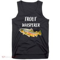 Trout Whisperer Fishing Rainbow Trout Tank Top thumb 0