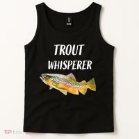 Trout Whisperer Fishing Rainbow Trout Tank Top thumb 2