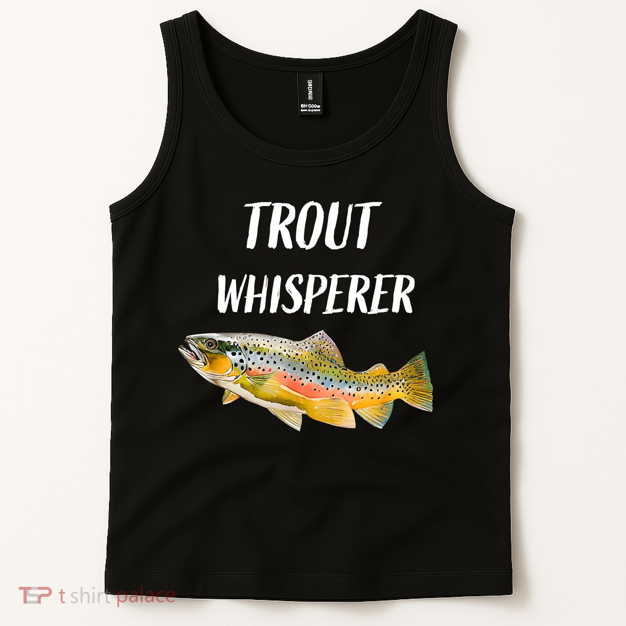 Trout Whisperer Fishing Rainbow Trout Tank Top