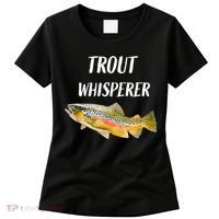 Trout Whisperer Fishing Rainbow Trout Women's T-Shirt thumb 0