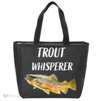 Trout Whisperer Fishing Rainbow Trout Tote Bag thumb 0