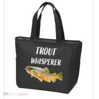 Trout Whisperer Fishing Rainbow Trout Tote Bag thumb 3