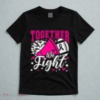 Together We Fight Breast Cancer Awareness Pink Ribbon Wo T-Shirt thumb 5