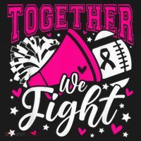 Together We Fight Breast Cancer Awareness Pink Ribbon Wo Women's Tank Top thumb 5