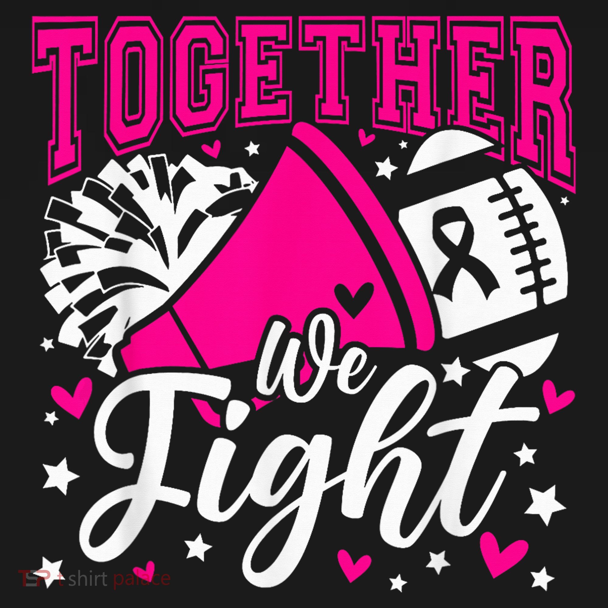 Together We Fight Breast Cancer Awareness Pink Ribbon Wo Women's Tank Top