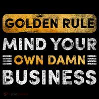 Tim Walz Golden Rule Mind Your Own Damn Business Coffee Mug thumb 5
