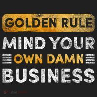 Tim Walz Golden Rule Mind Your Own Damn Business Beanie thumb 2