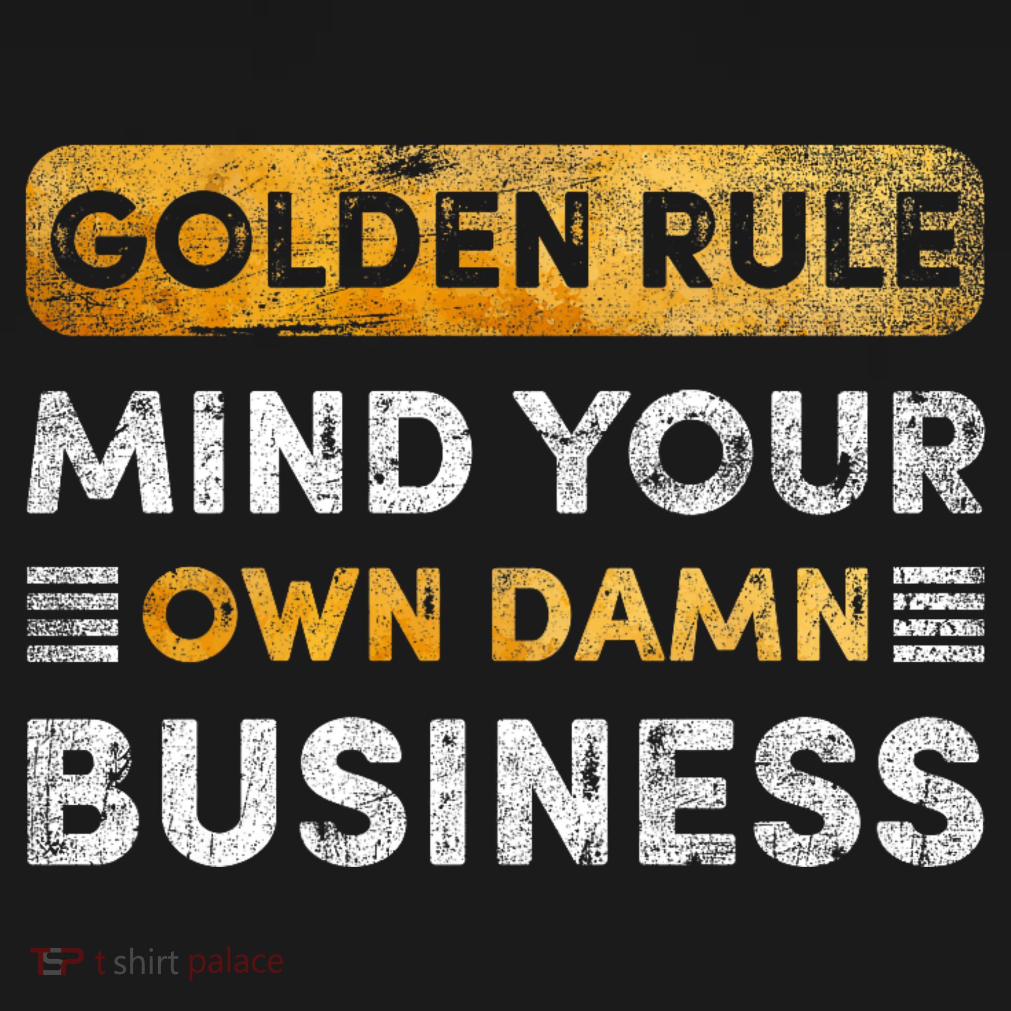 Tim Walz Golden Rule Mind Your Own Damn Business Mousepad