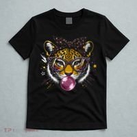 Tiger With Glasses Bubblegum And Pink Bow T-Shirt thumb 5