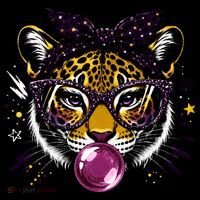Tiger With Glasses Bubblegum And Pink Bow Coffee Mug thumb 5