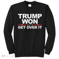 Trump Won Get Over It Trump 2024 Election Sweatshirt thumb 0