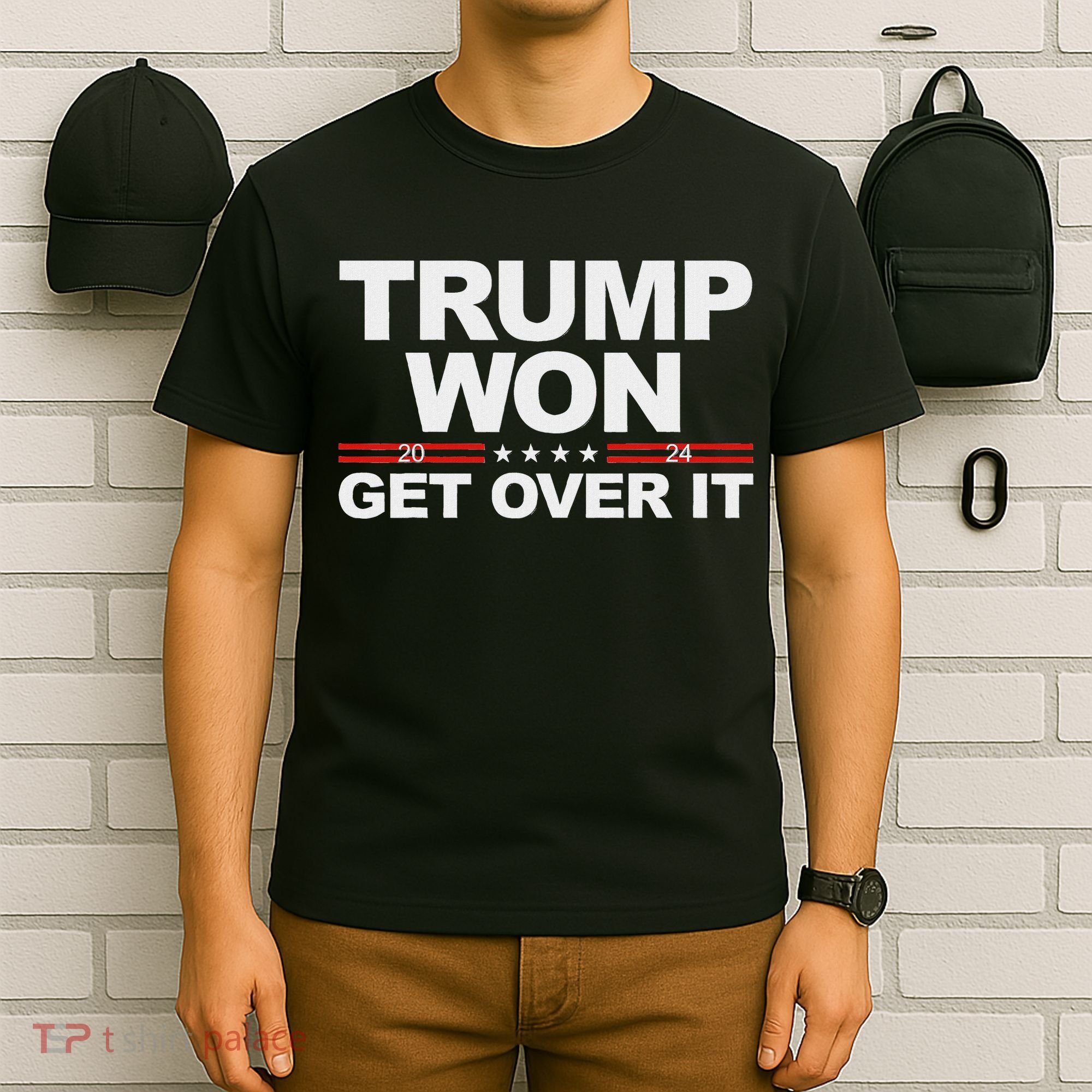 Trump Won Get Over It Trump 2024 Election T-Shirt