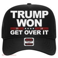 Trump Won Get Over It Trump 2024 Election Hat thumb 0