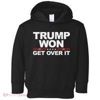 Trump Won Get Over It Trump 2024 Election Toddler Hoodie thumb 0