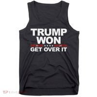 Trump Won Get Over It Trump 2024 Election Tank Top thumb 0
