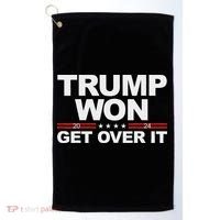 Trump Won Get Over It Trump 2024 Election Golf Towel thumb 0