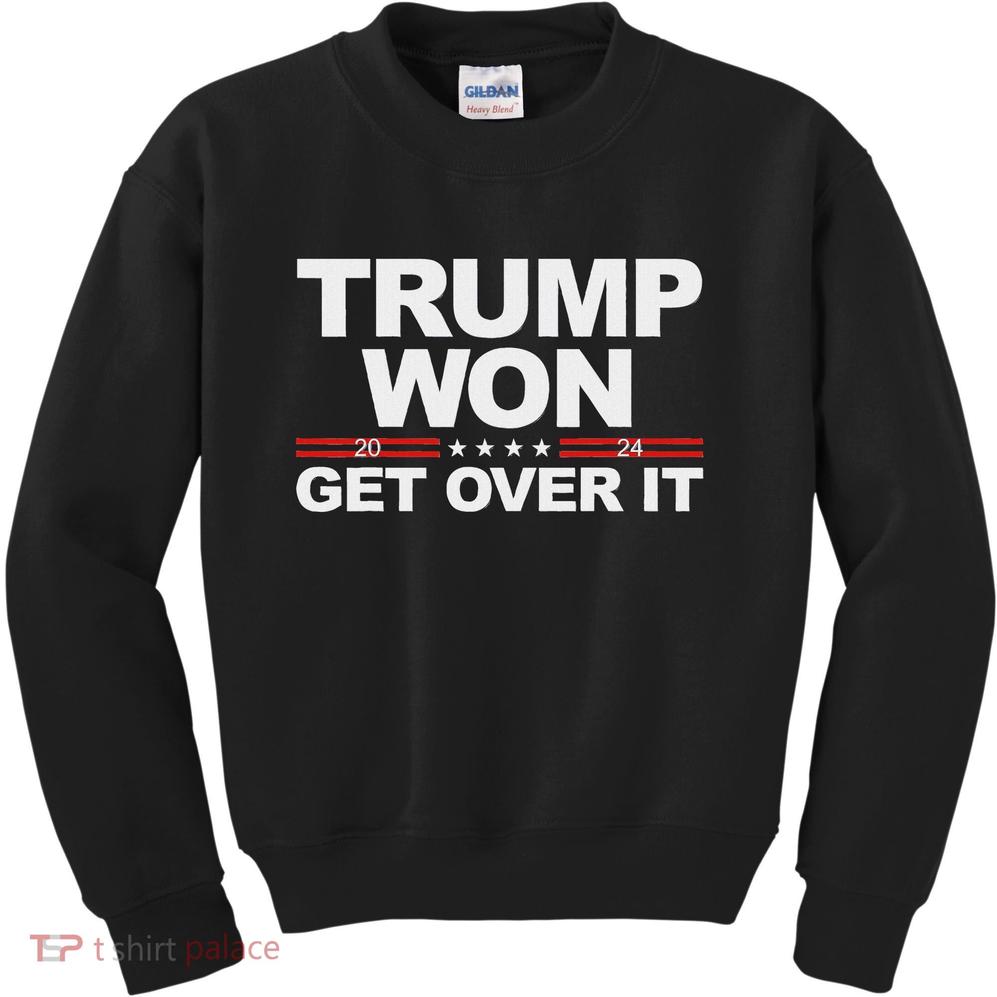 Trump Won Get Over It Trump 2024 Election Kids Sweatshirt