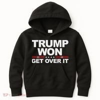 Trump Won Get Over It Trump 2024 Election Kids Hoodie thumb 0