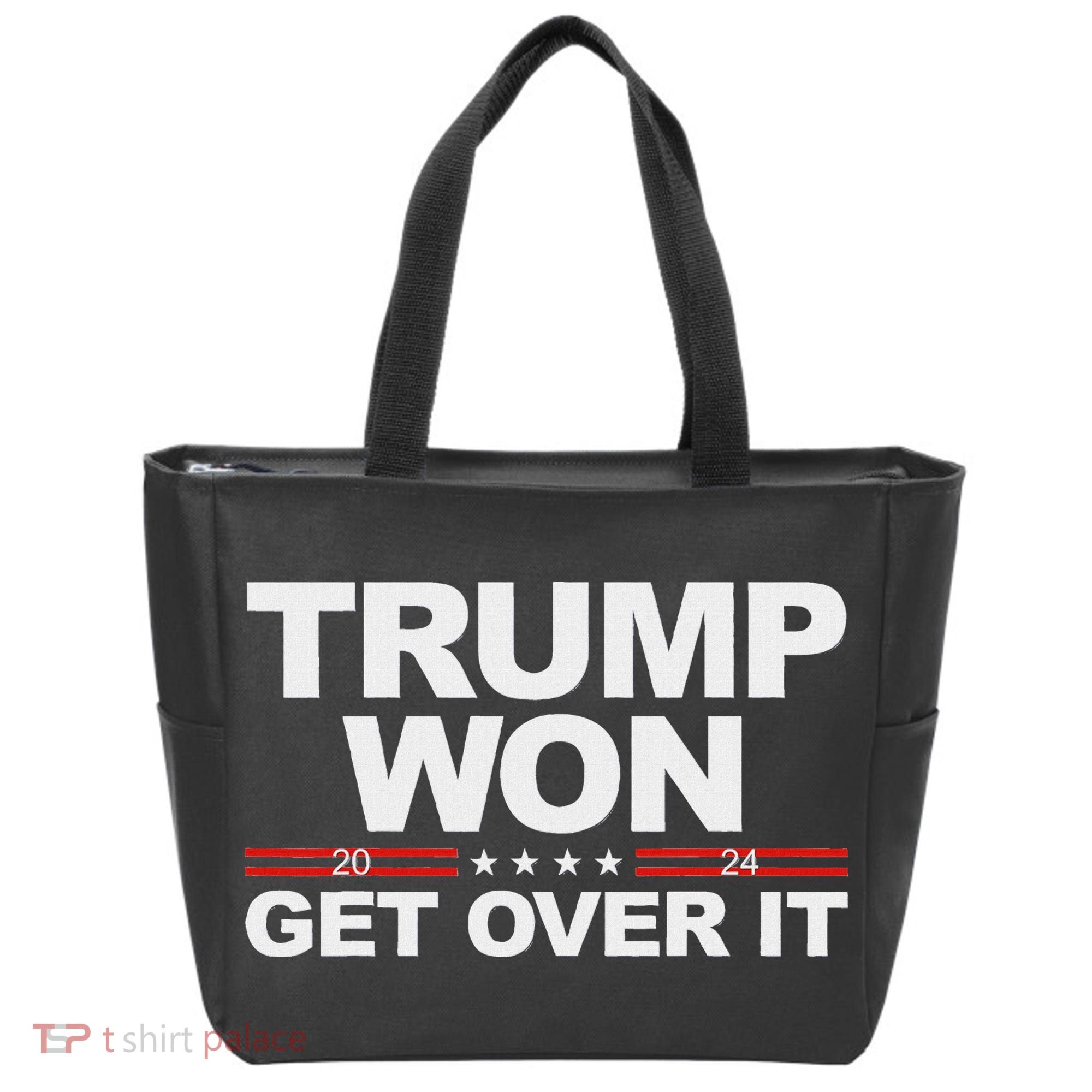 Trump Won Get Over It Trump 2024 Election Tote Bag