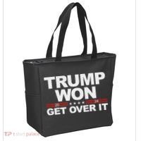 Trump Won Get Over It Trump 2024 Election Tote Bag thumb 2