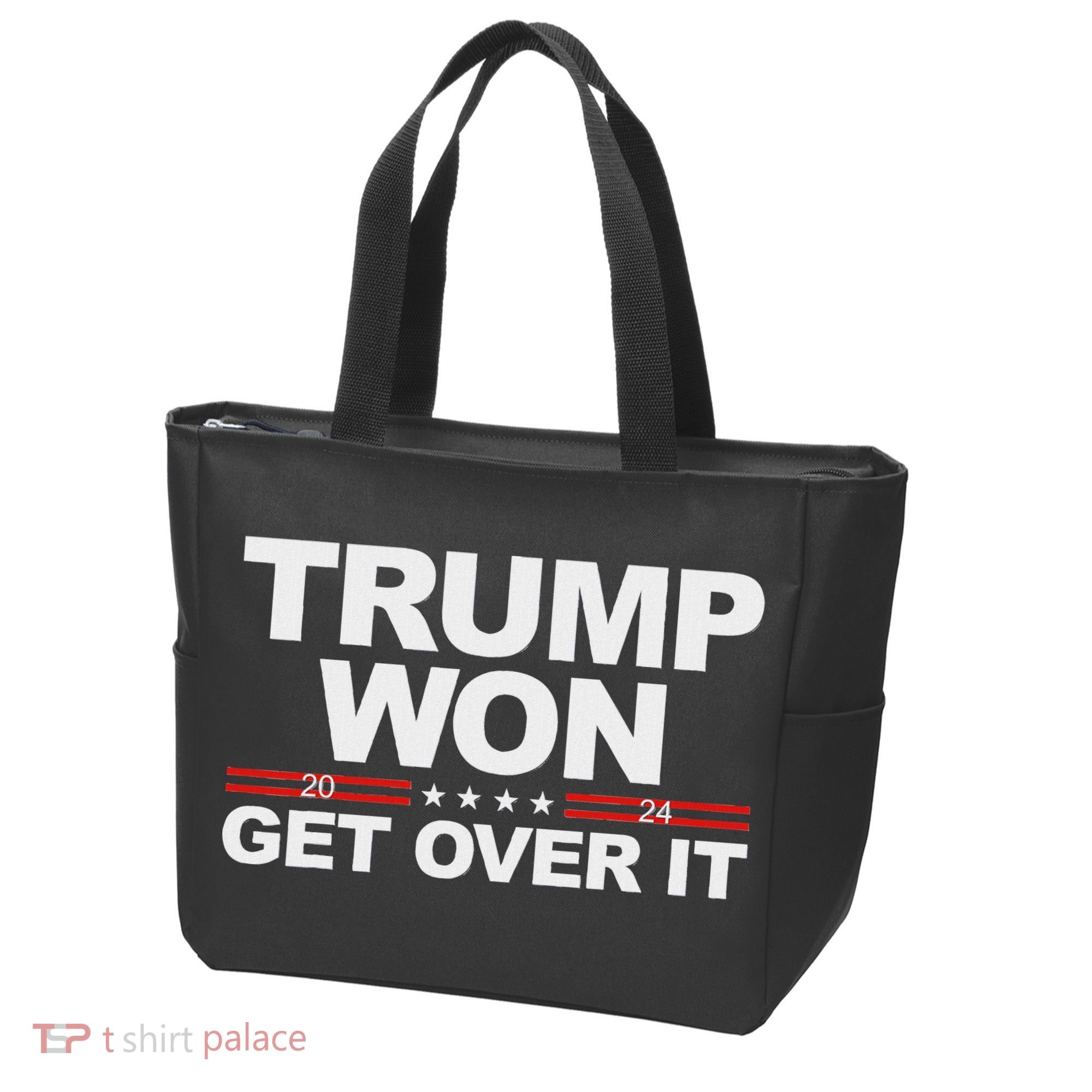 Trump Won Get Over It Trump 2024 Election Tote Bag